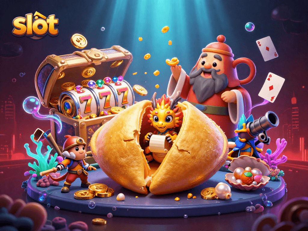 Putaran slot yang mengagumkan dengan simbol dan elemen 3D yang kaya detail