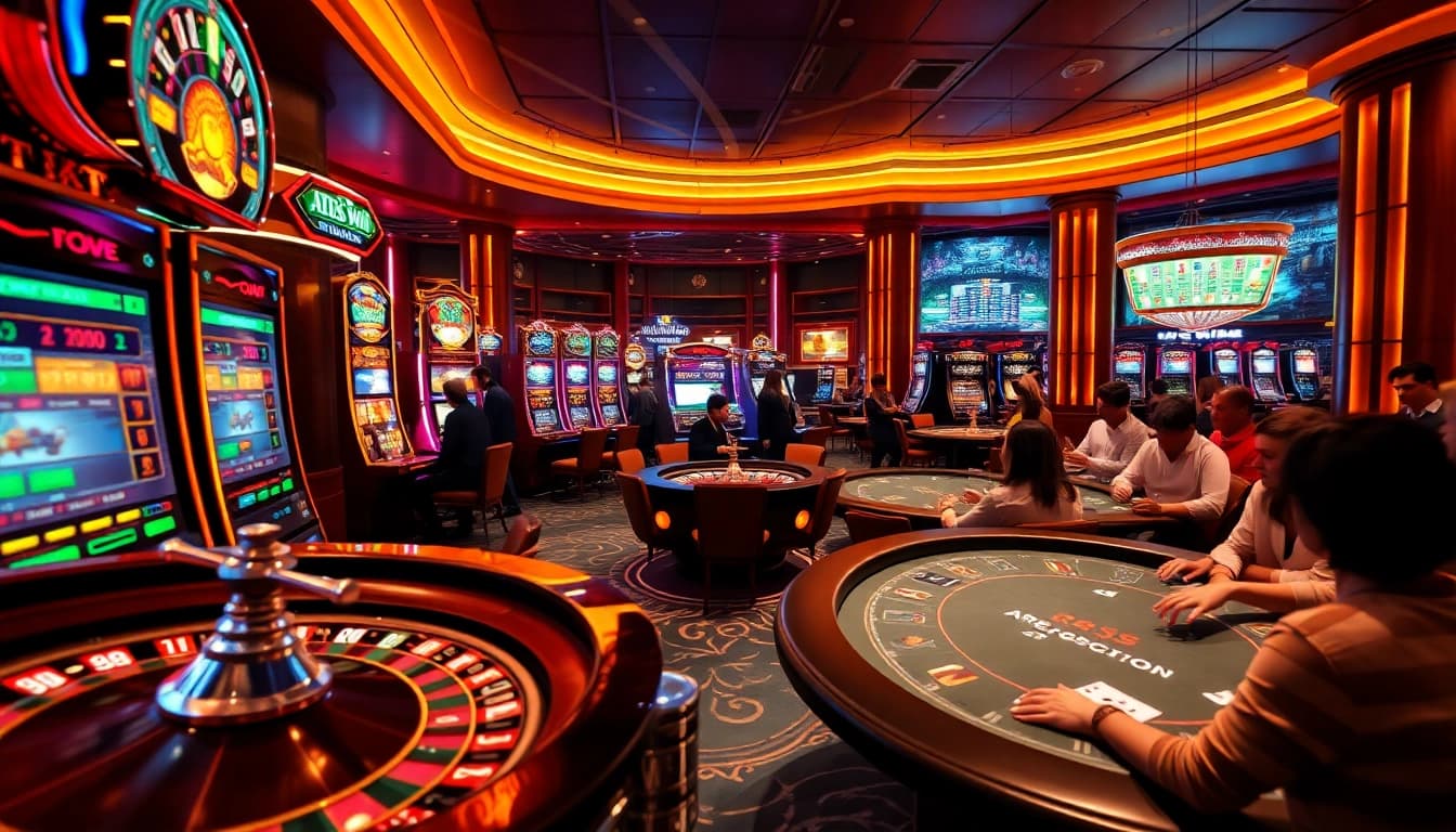 Engage with immersive aresgacor gaming experiences at vibrant casino tables and slot machines.