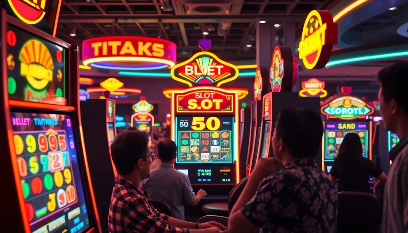 Menangkan slot bet 50 perak dengan antusiasme di kasino penuh warna.