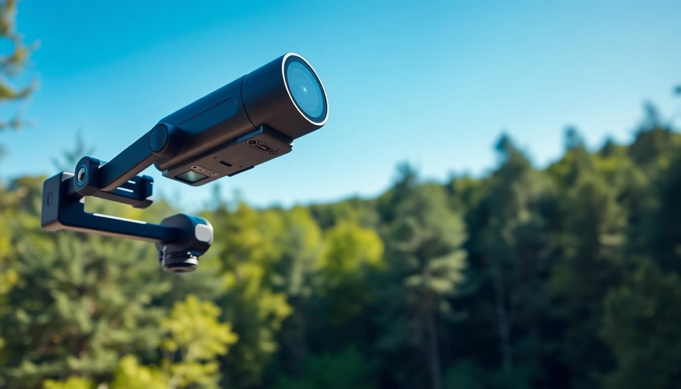 Showcasing the insta360 antigravity a1 in an outdoor setting, emphasizing versatility and design.
