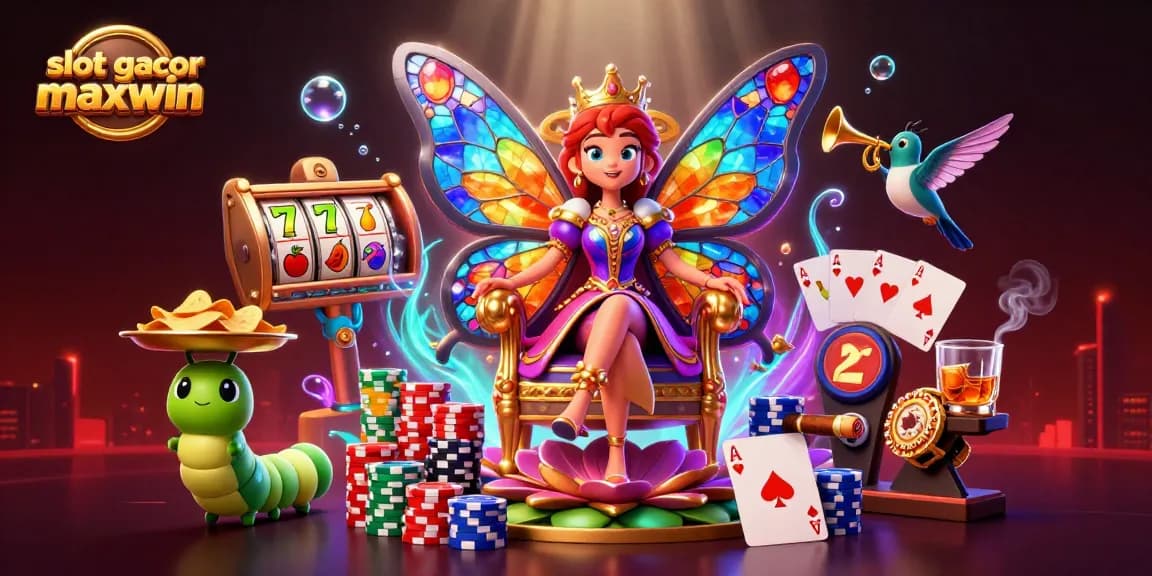 Menang besar dengan slot gacor maxwin di dunia kasino yang penuh warna dan simbol gemilang.