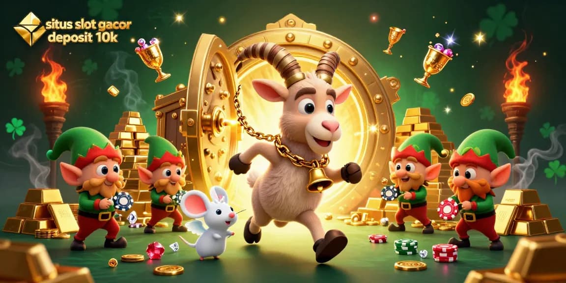 Spin to win at situs slot gacor deposit 10k with Krampus and festive casino action!