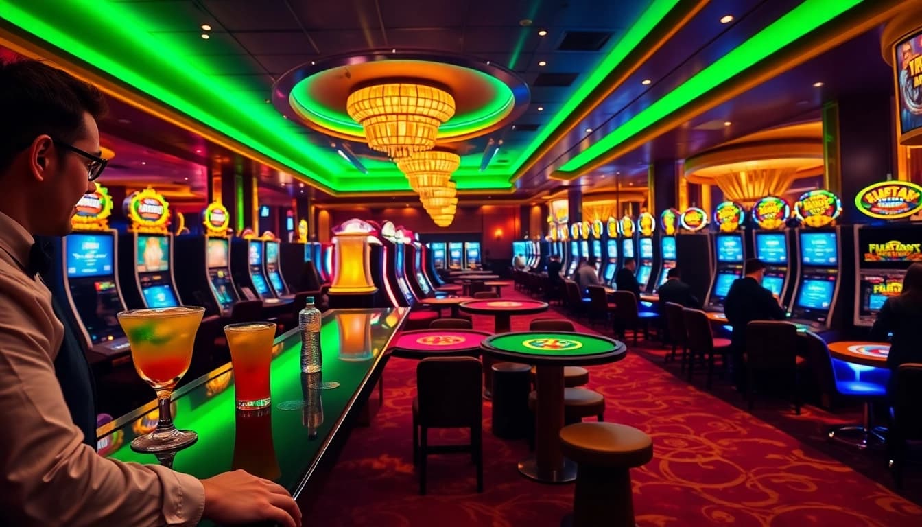 Menangkan permainan dengan situs toto di kasino yang ramai dan penuh warna.