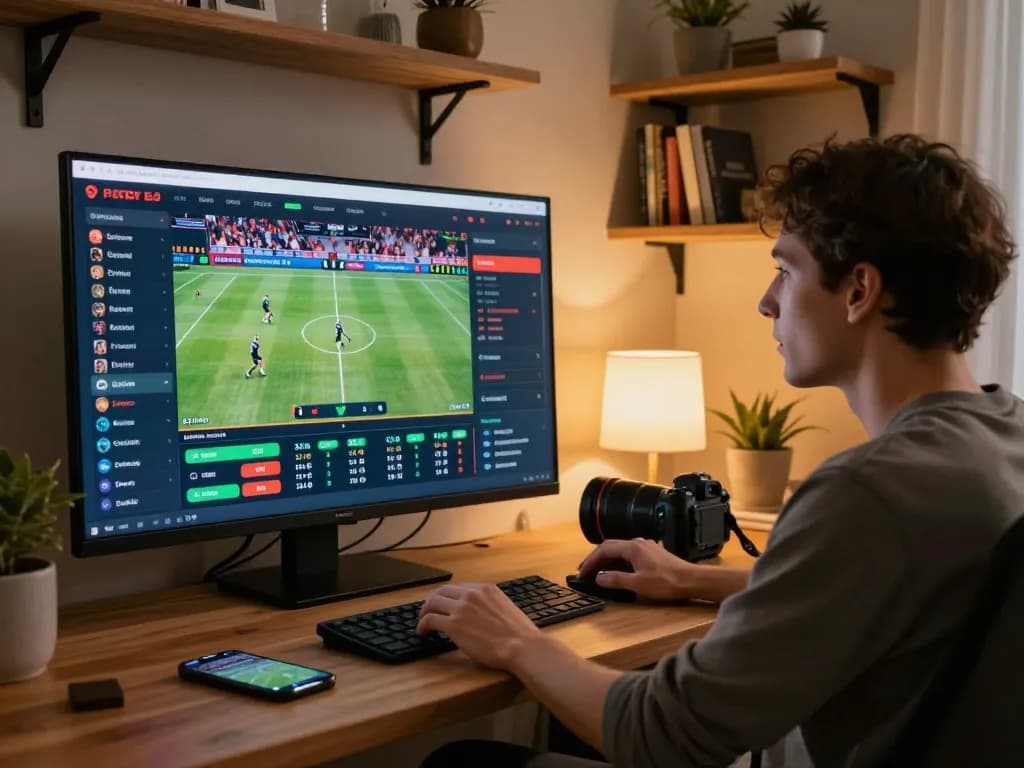 Engaging sports betting at KP88 with live odds displayed on screen, ensuring a thrilling online gambling experience.