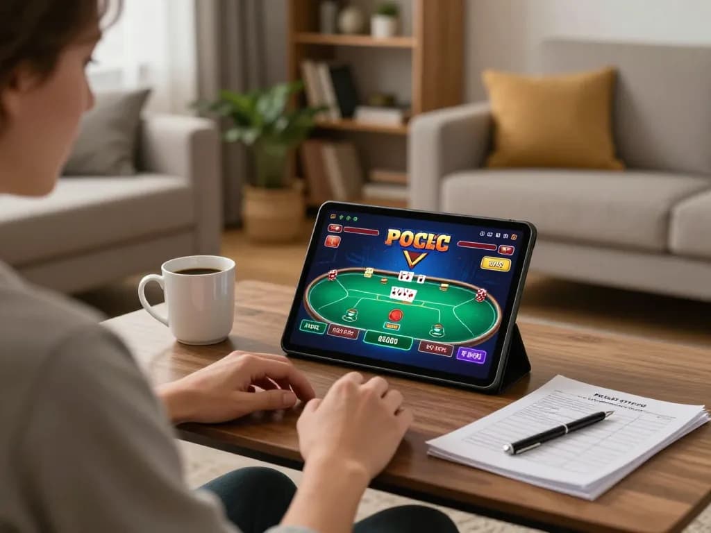 Engaging online casino gameplay on tablet, showcasing Trang chủ 79king mới nhất for an immersive experience.