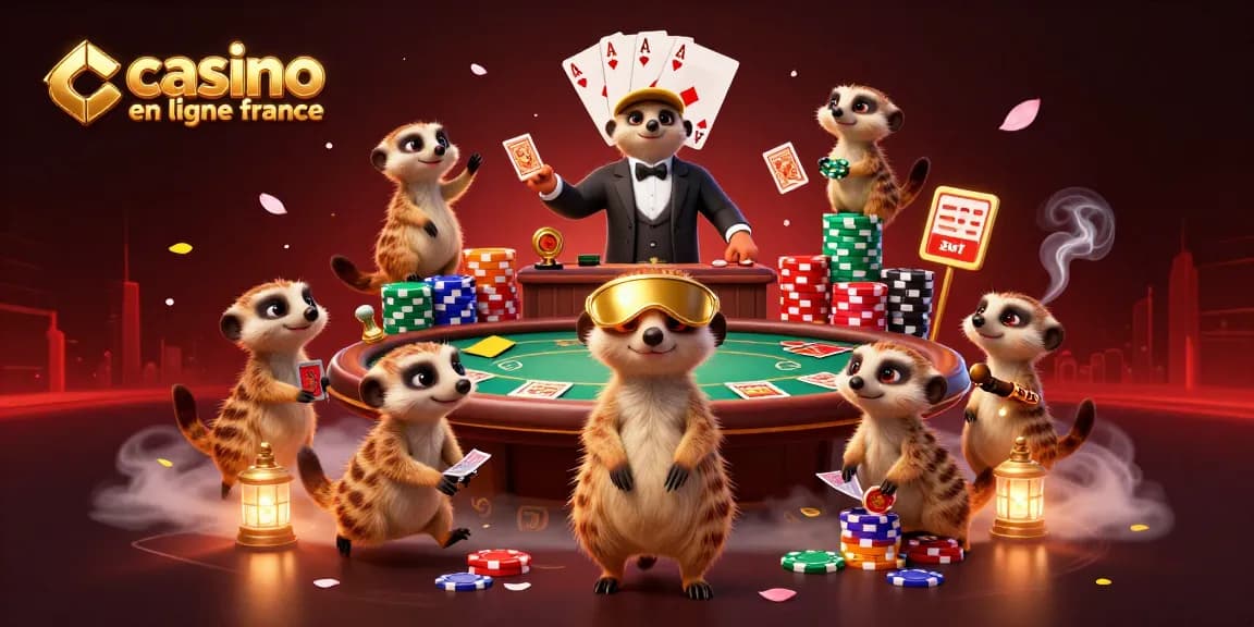Casino en ligne France : jouez dans un monde de meerkats dans un casino dynamique.