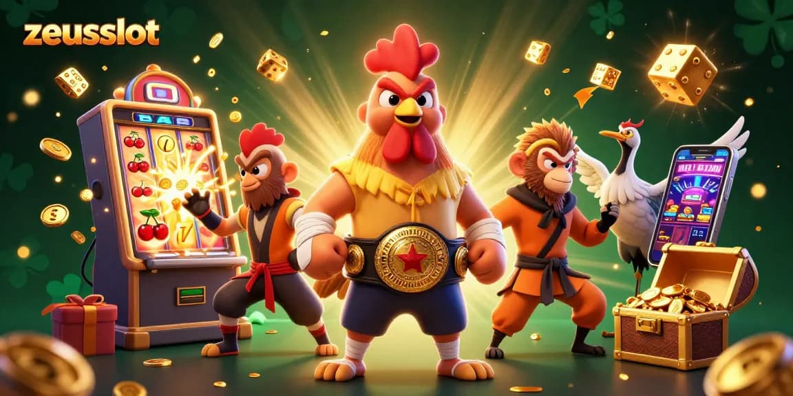 Experience zeusslot excitement with vibrant jackpot scenes and dynamic casino action elements.