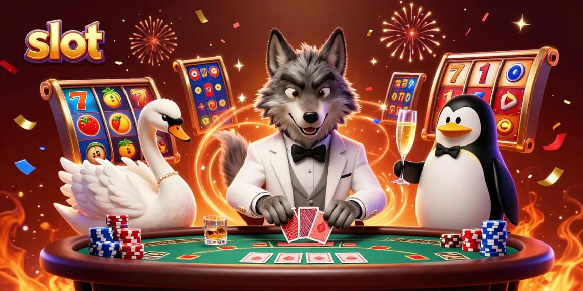Experience thrilling slot action with vibrant characters and game elements illustrated in an exciting scene.