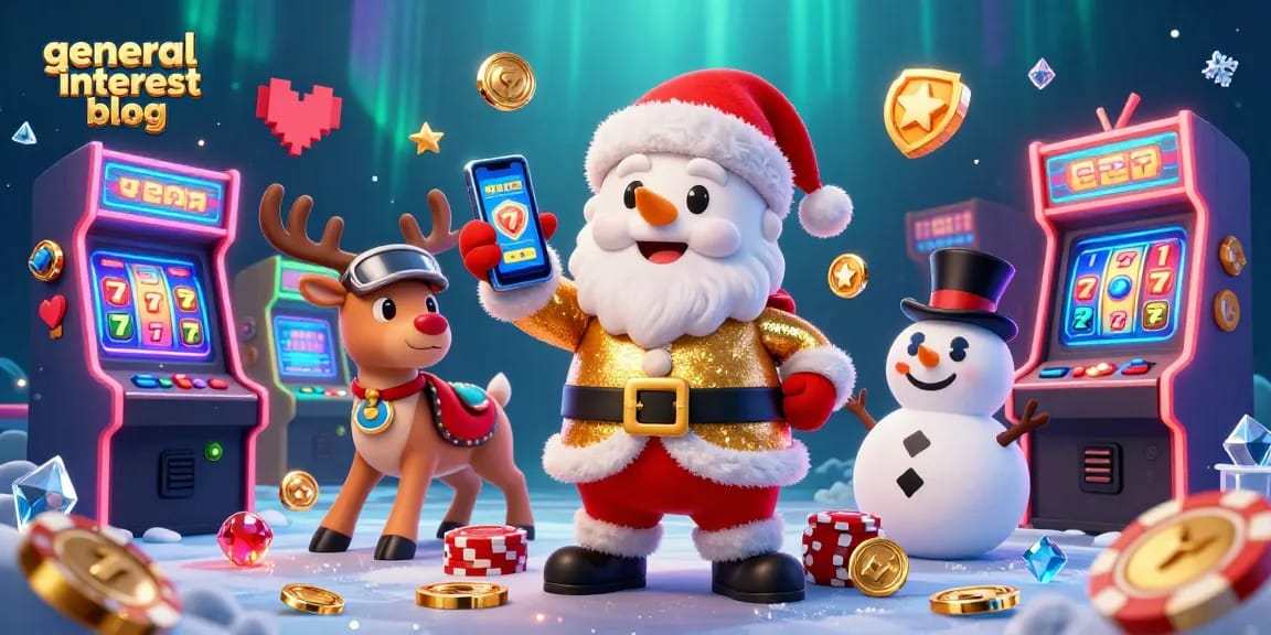 Engage with jackpot slots on the general interest blog through Santa's festive casino adventure.
