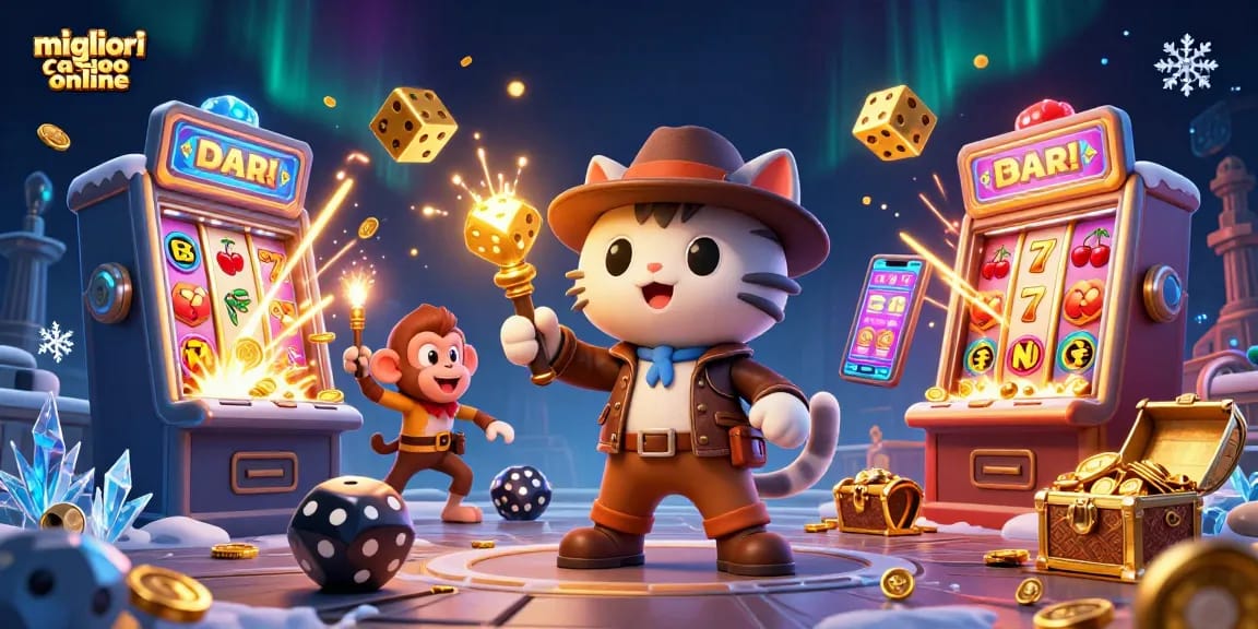 I migliori casino online con un esploratore in cerca di un artefatto in un tempio pieno di simboli delle slot.