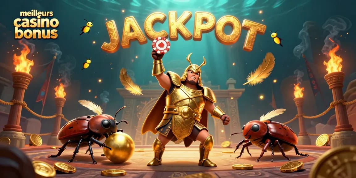 Jouez avec les meilleurs casino bonus pour 2026 : tournois animés dans une scène dynamique et colorée.