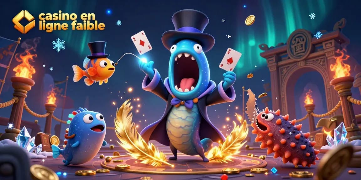 Découvrez une scène dynamique de jeu au casino en ligne fiable, avec des personnages amusants et des éléments de magie.