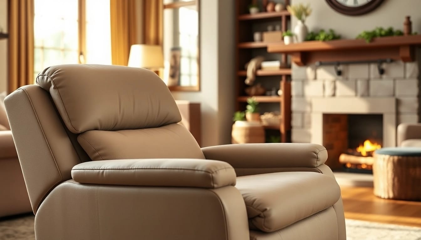 Relaxing in a reclining lift chair with heat and massage, perfect for comfort and rest.