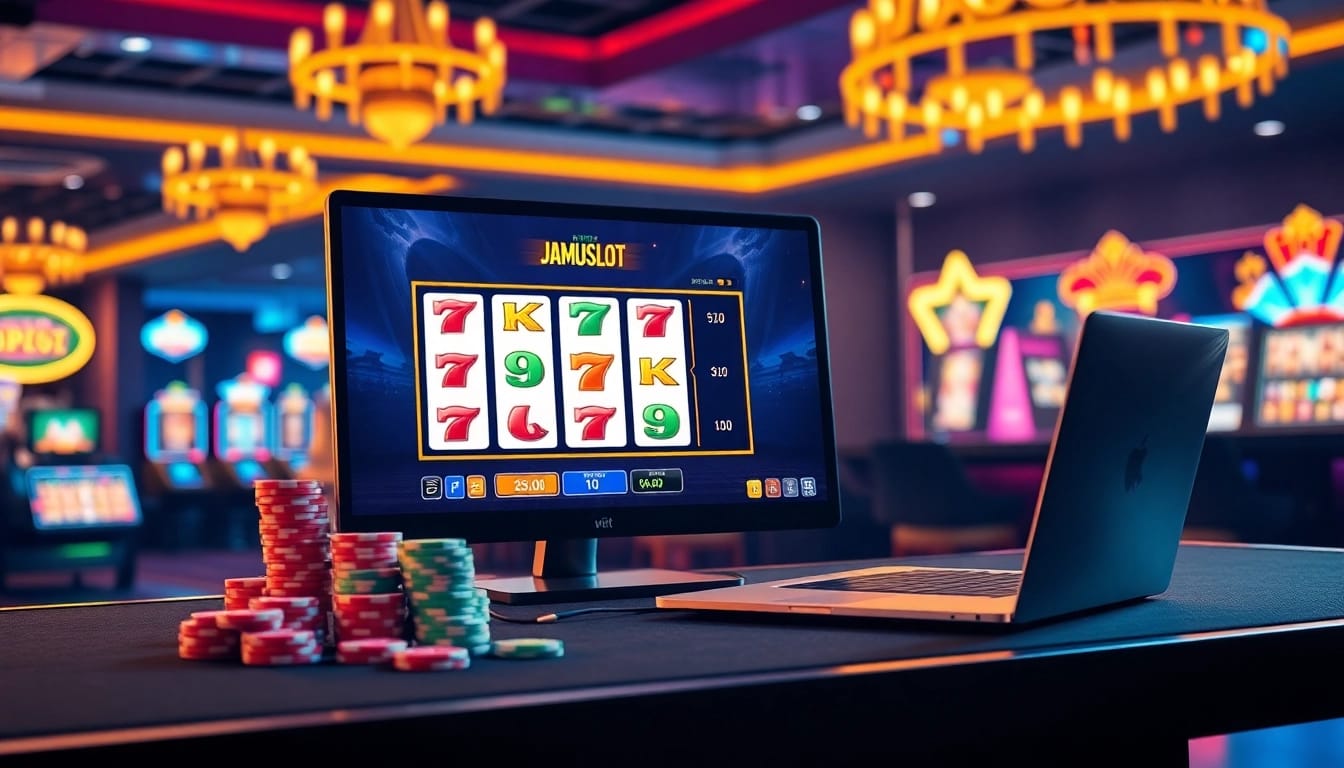 Experience thrilling wins with JAMUslot through captivating online slot games and vibrant casino visuals.