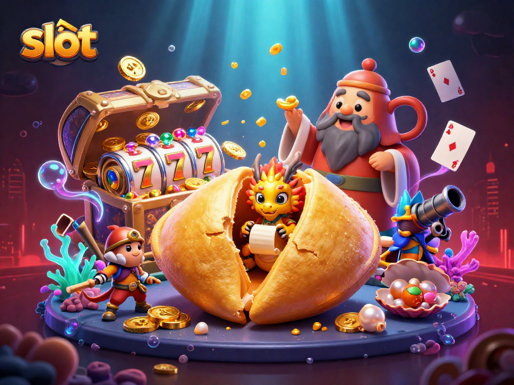 Putaran slot yang mengagumkan dengan simbol dan elemen 3D yang kaya detail