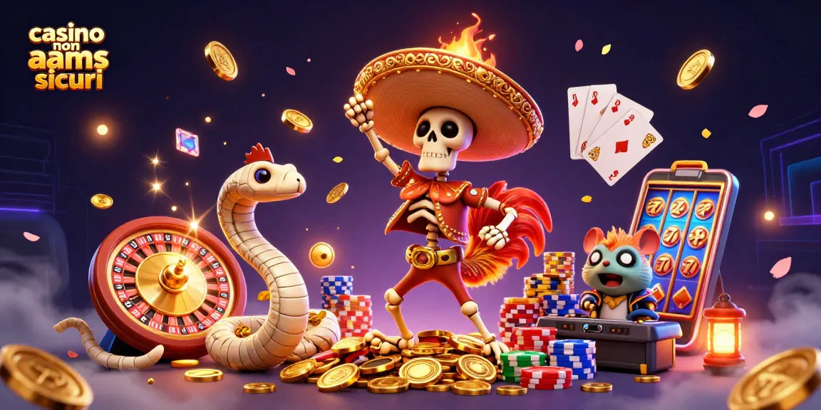 Giocando nei casinò non AAMS sicuri, unisce divertimento e avventure con il grillo fortunato e festaiolo.