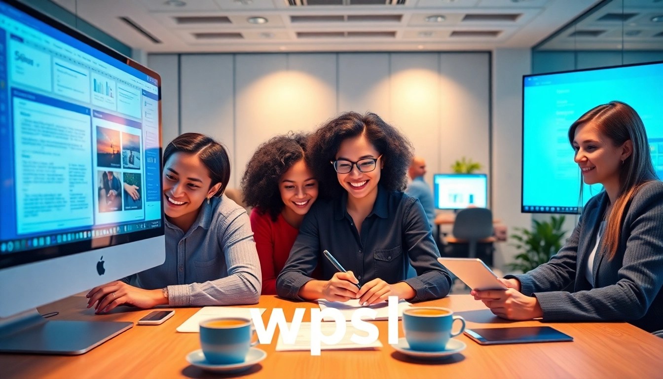 展示与 WPS Office 的协作、WPS 官网 集成与团队生产力的动态办公场景。