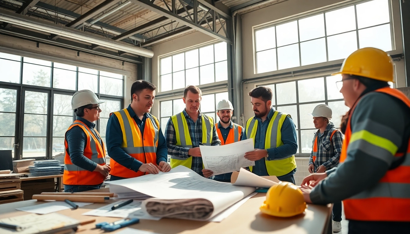 Engage in construction training programs with hands-on learning in a workshop.