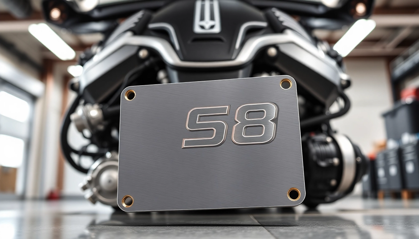 B58 Intake Block-Off Plate showcasing precision engineering in automotive application.