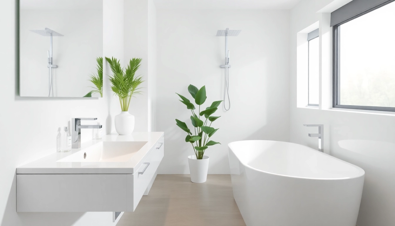 Innovative Badezimmerlösungen von sonni sanitär GmbH, elegant und modern gestaltet.