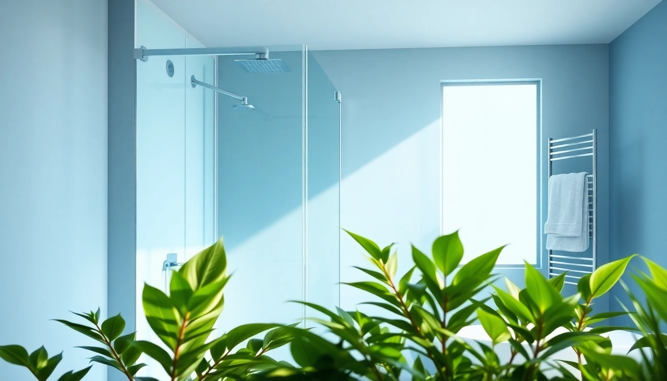 Experience elegant showers Australia with a luxurious modern shower installation highlighting sleek design elements.