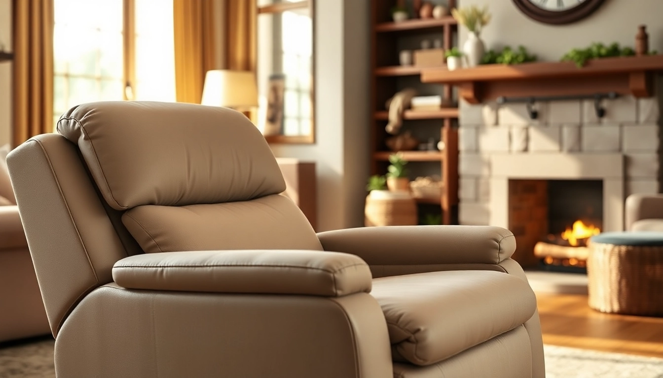 Relaxing in a reclining lift chair with heat and massage, perfect for comfort and rest.