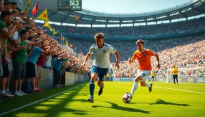 تابع مباريات كورة لايف مع أجواء حماسية في ملعب كرة القدم.