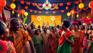 Engaging scene of an Orlando Black community event celebrating culture and unity.