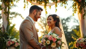 Beautiful outdoor wedding captured by photographers tampa, showcasing love and emotion.