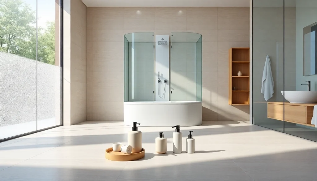 Erleben Sie die elegante sonni Duschkabine in einem modernen Badezimmer, das stilvolle Designelemente vereint.