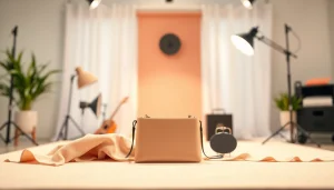 Foto ecommerce di un prodotto ben illuminate in un ambiente professionale.