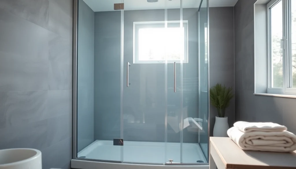 Erleben Sie die Eleganz der sonni Duschkabine in einem modernen Badezimmer mit stilvollen Armaturen.