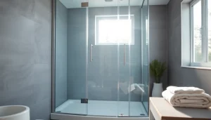 Erleben Sie die Eleganz der sonni Duschkabine in einem modernen Badezimmer mit stilvollen Armaturen.