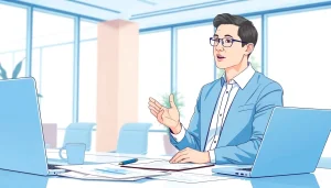 카드깡의 개념을 설명하는 전문가의 순간을 담은 사진