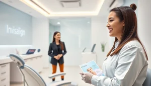 Affordable Invisalign treatment in Damansara showcased in a modern dental clinic image.