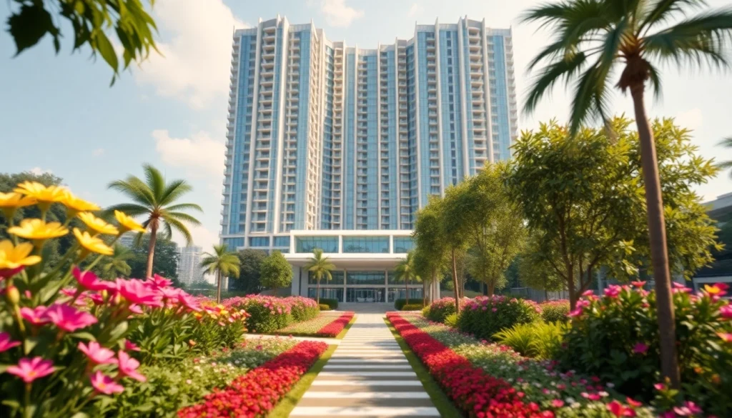 Explore the modern architecture of tampines st 95 ec with landscaped gardens and natural lighting.