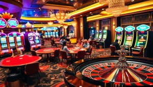 Experience the thrilling atmosphere of 7m cn with live poker games and dynamic betting activities.