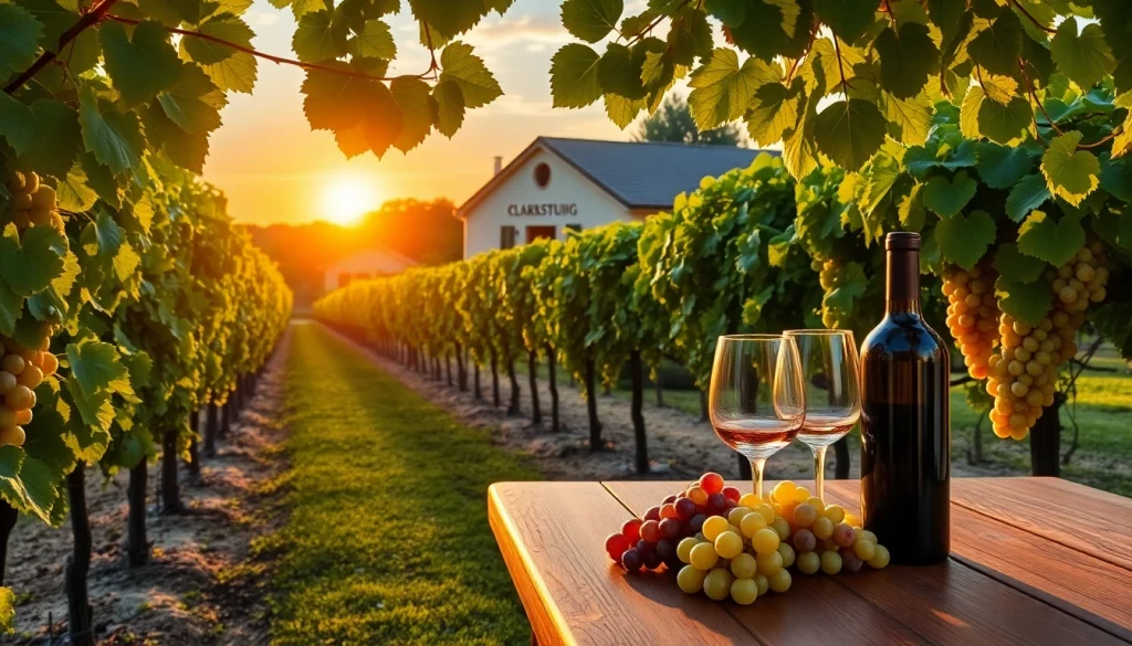 Taste exceptional wines in Clarksburg at beautiful wineries surrounded by picturesque vineyards.