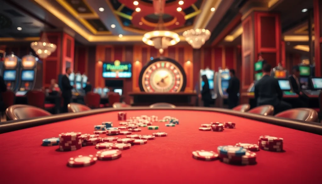 SODO CASINO players engaging in high-stakes action at a luxurious poker table.