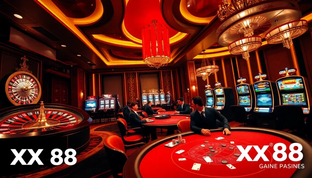 Experience the thrill of winning at XX88 with engaging casino games and glamorous atmosphere.
