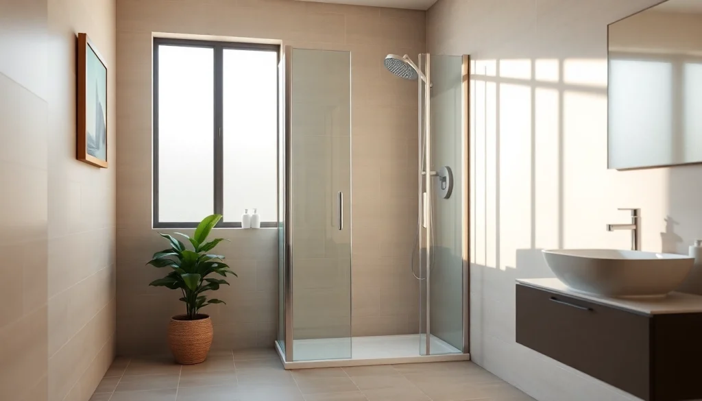 Erleben Sie die sonni Duschkabine 80x80 in einem modernen Badezimmer mit eleganter Gestaltung und stilvollen Details.