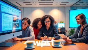 展示与 WPS Office 的协作、WPS 官网 集成与团队生产力的动态办公场景。