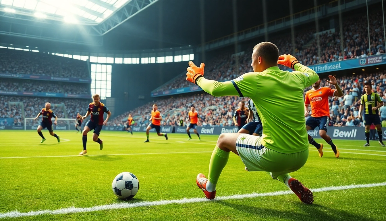 ภาพการเซฟลูกฟุตบอลอย่างยอดเยี่ยมจากผู้รักษาประตูในสนาม ผลบอลสดgoal