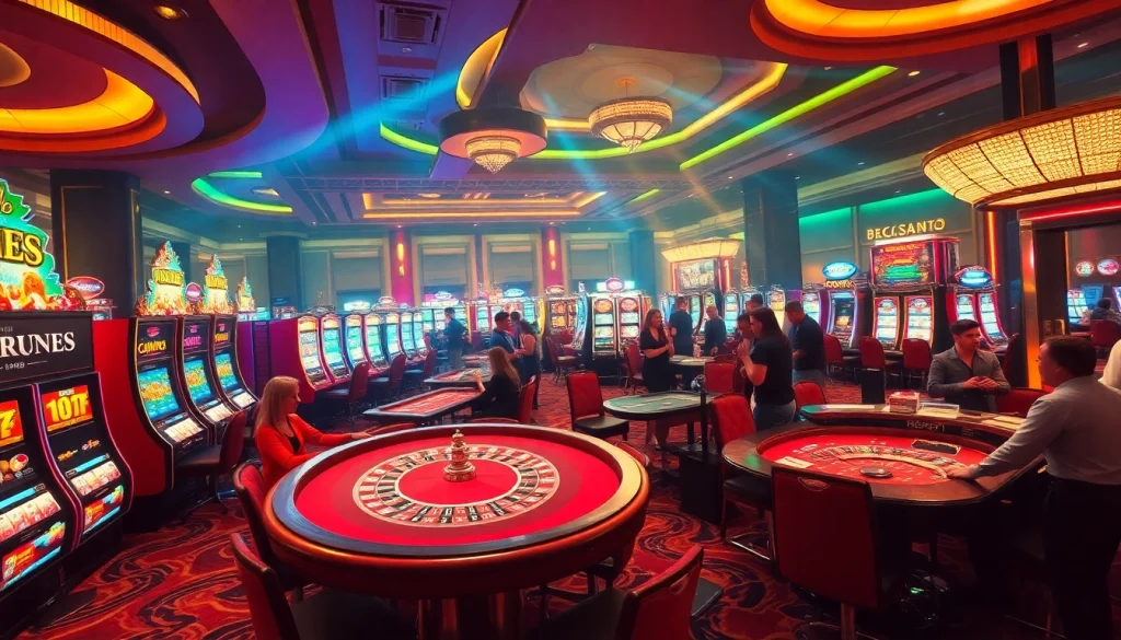 Experience the thrill of gambling at https://nk888.it.com/ with vibrant casino gaming visuals.