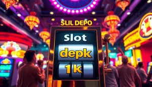 Menangkan slot depo 1k dengan suasana kasino yang meriah dan penuh energi.