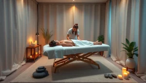 출장 massage service in a relaxing, professional setting with a skilled therapist.