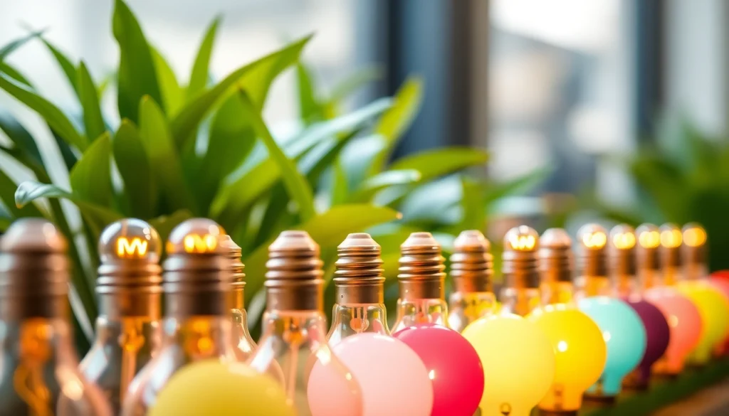 Illuminate your space with a 19 bulb displaying vibrant colors and warm glowing light.